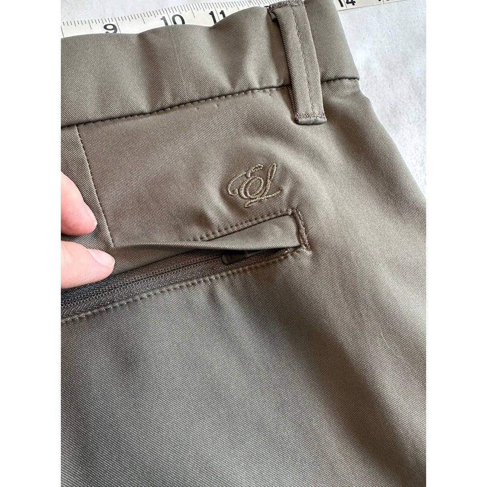 Mens 36 X 30 Flat Front Dress Pants‎ Brown - Picture 8 of 8